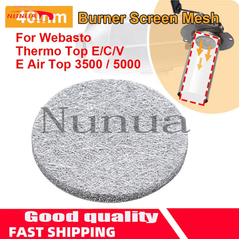 40Mm Heater Burner Mesh 67955A Parking Heater Replacement Parts for Webasto Thermo Top E/C/V E Air Top 3500 / 5000