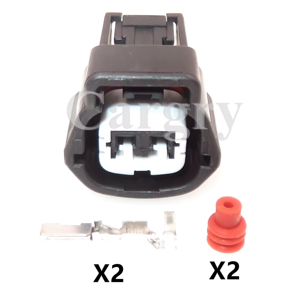 1 Set 2P 6189-1097 Auto Male Female Docking Sealed Plug AC Assembly Car Water Temperature Sensor Electric Socket for Hyundai