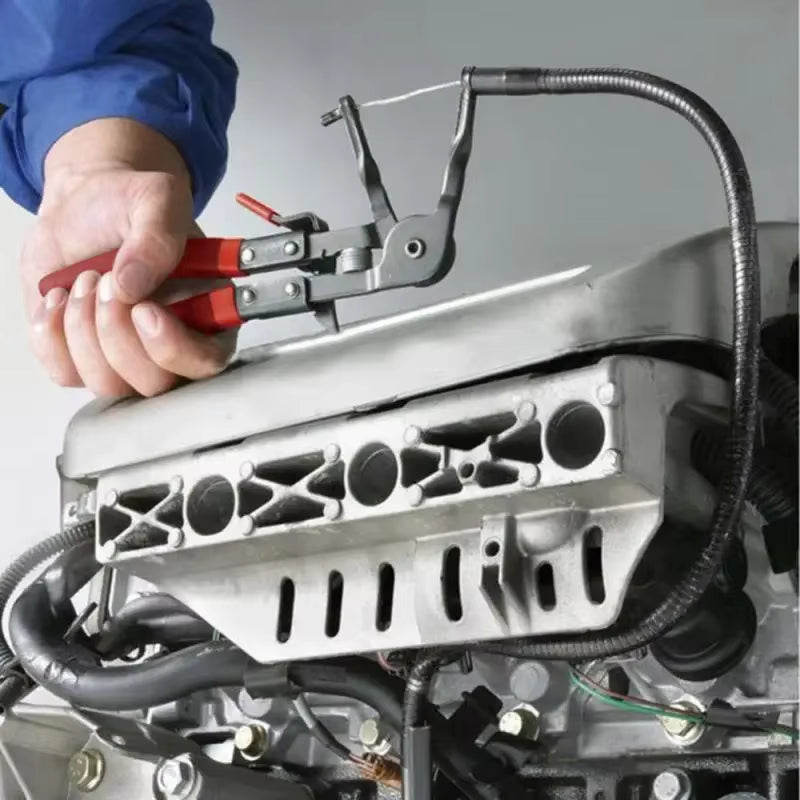 2024 Flexible Wire Long Reach Hose Clamp Pliers Auto Tools Removal Hand Tools Cable Type for Car Repairs Hose Clamp