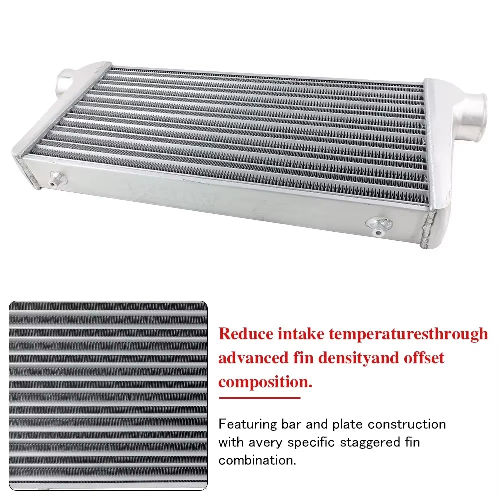 550*230*65Mm Universal Automotive Cooling Systems Front Mount Tube Intercooler Turbo Intercooler Od=65Mm Charge Air Cooler