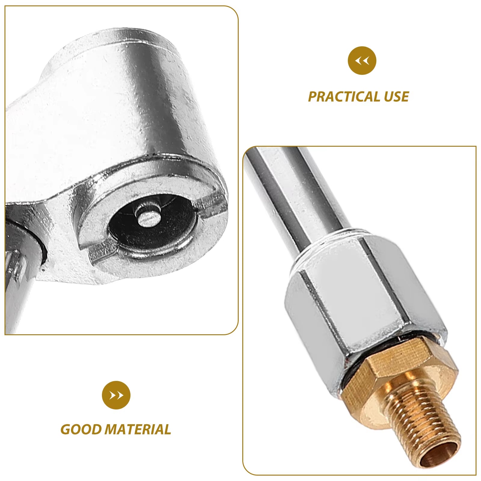 Tire Air Chuck Multi-Function Tire Inflator Chuck Car Bicycle Motorcycle Air Compressor Accessory Quick Inflation Head