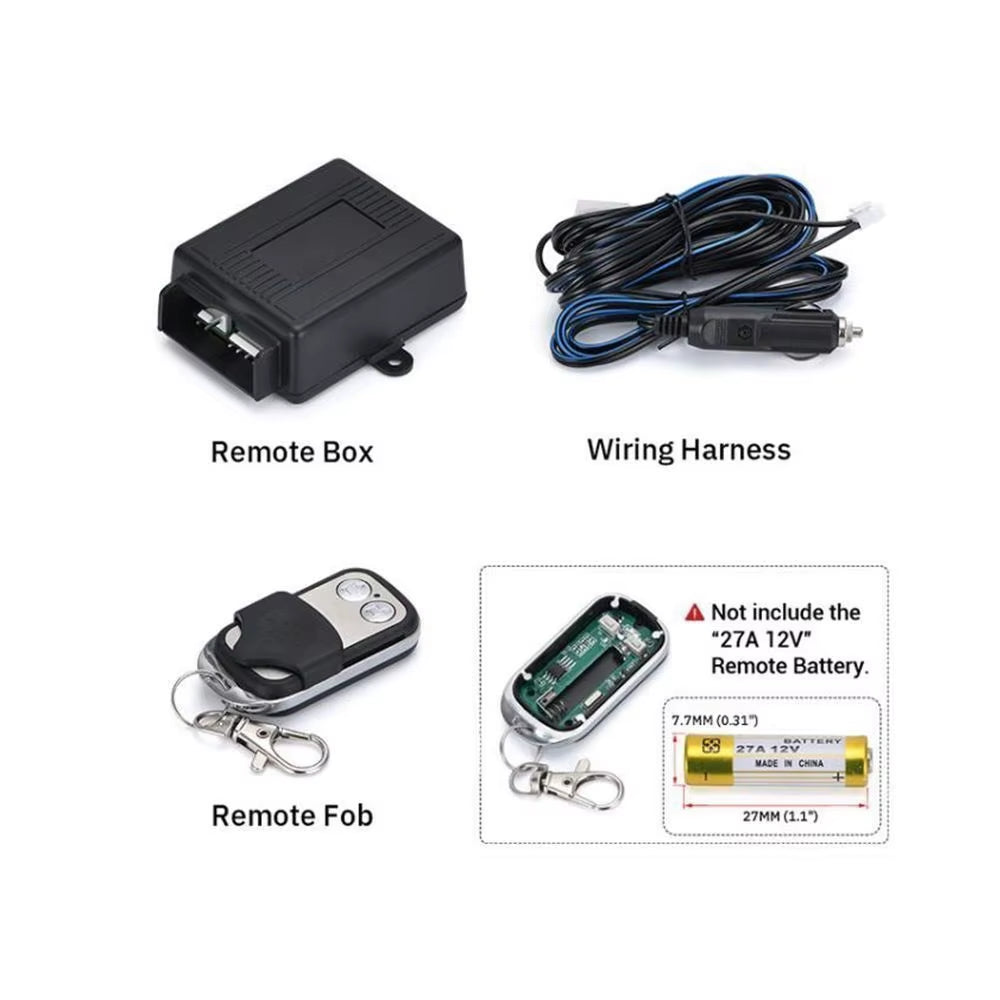 Universal 2.5" 3" Electric Exhaust Cutout Kit Y Pipe Exhaust Control Valve Single Valve System Switch with Remote Control Kit