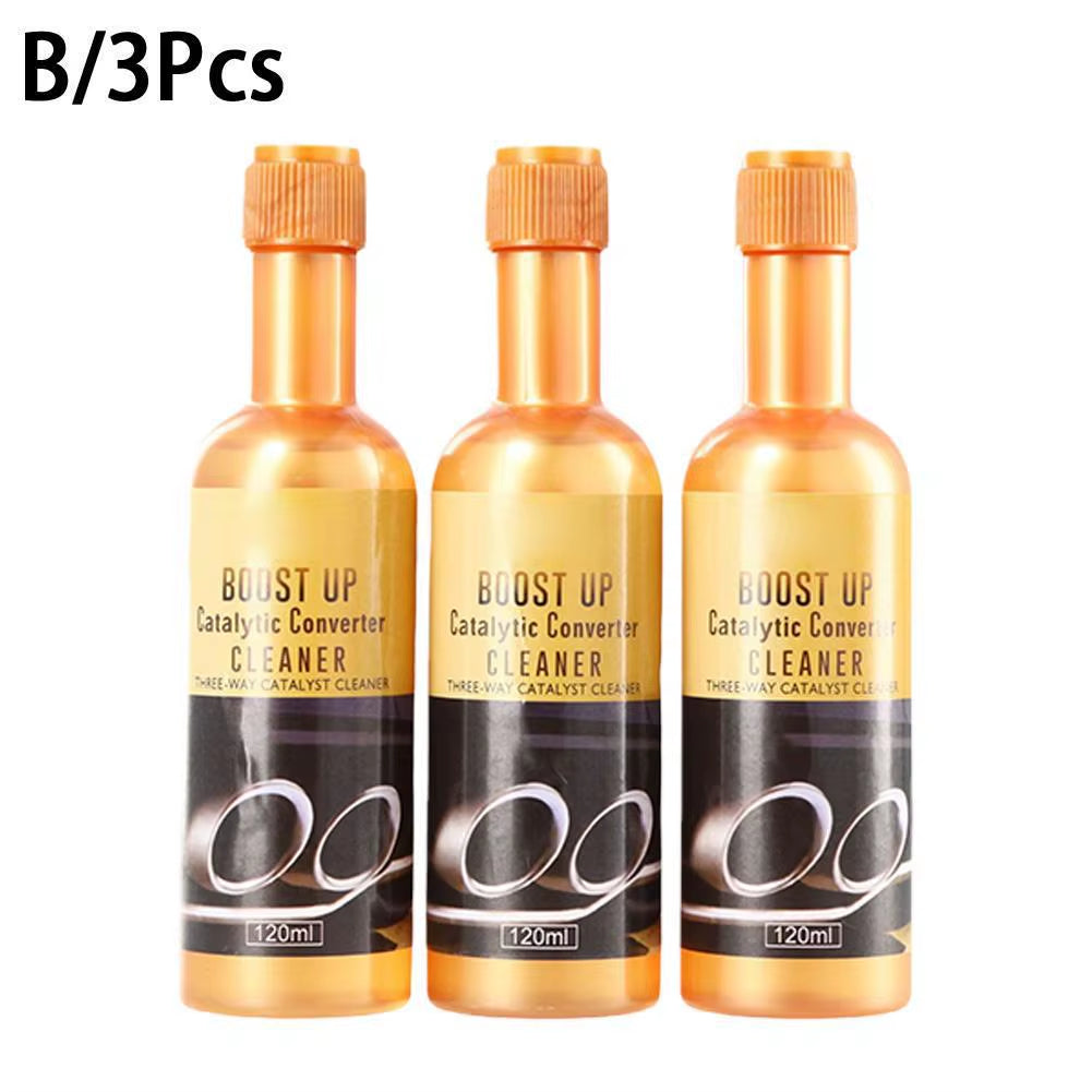 3 Bottles Car Catalytic Converter Cleaners to Automobile Engine CSV Clean 120ML Accelerators Catalysts Easy Cleaner Accessories