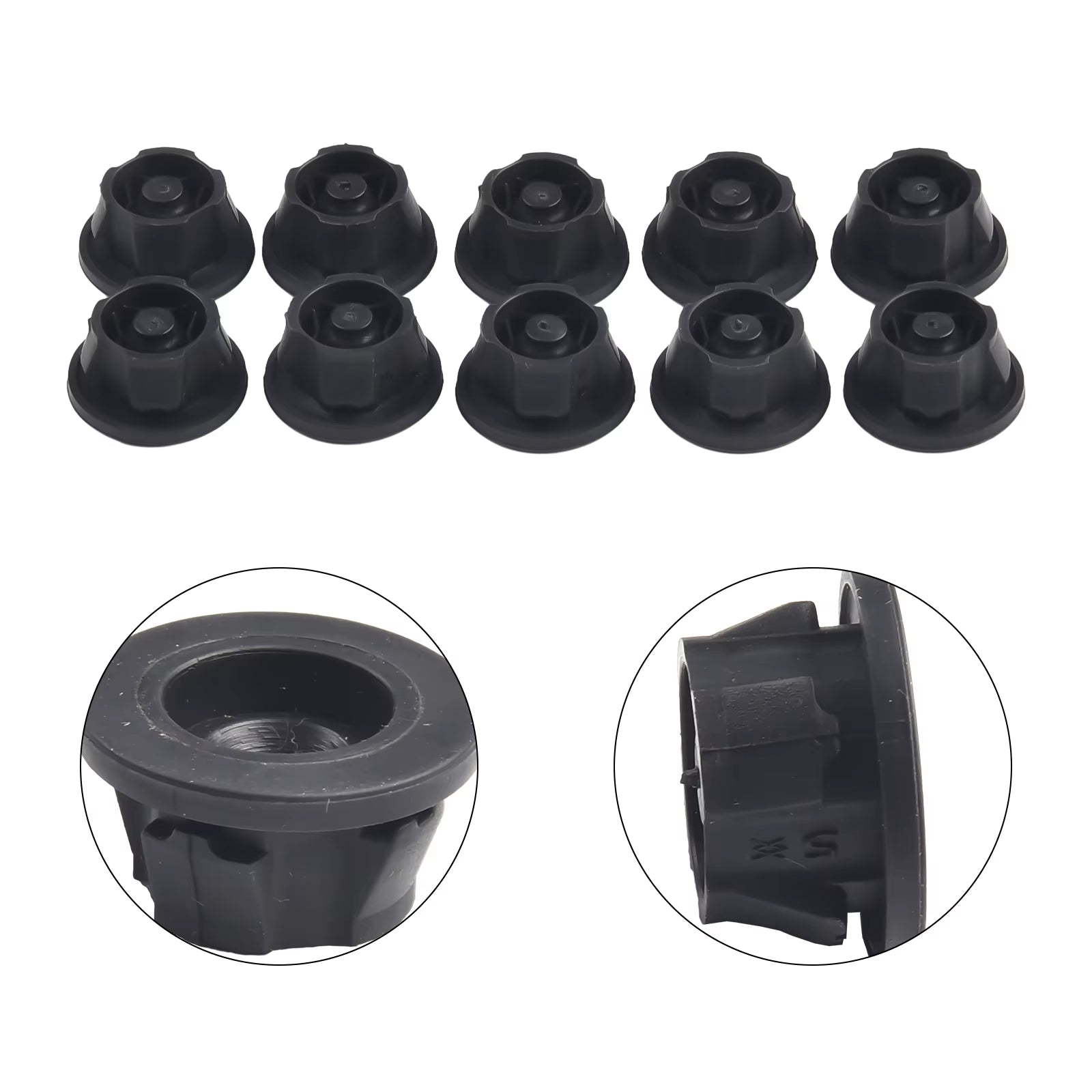 10PCS Car Engine Covers Rubber Mat Rubber Mounting Grommet Bung Absorber for MERCEDES C-CLASS W204 for Coupe C204
