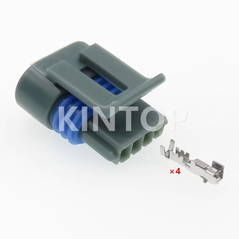 1 Set 4 Pins AC Assembly Car Sealed Electrical Connector 12162833 12162834 Automotive Intake Pressure Sensor Wire Harness Socket