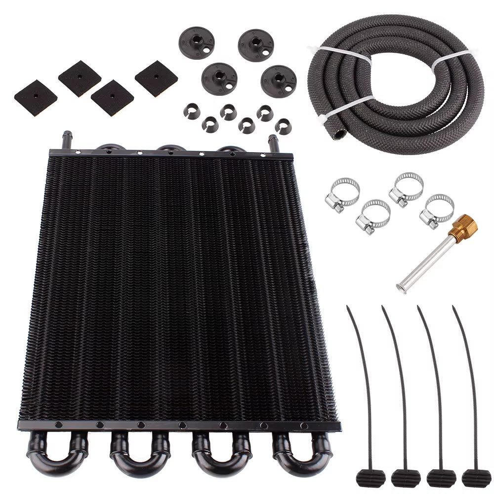 Universal Car Air Conditioning Tube Accessories 4 Rows 6 Rows 8 Rows Belt Condenser Tube Auto-Manual Radiator Converter Kit ﻿