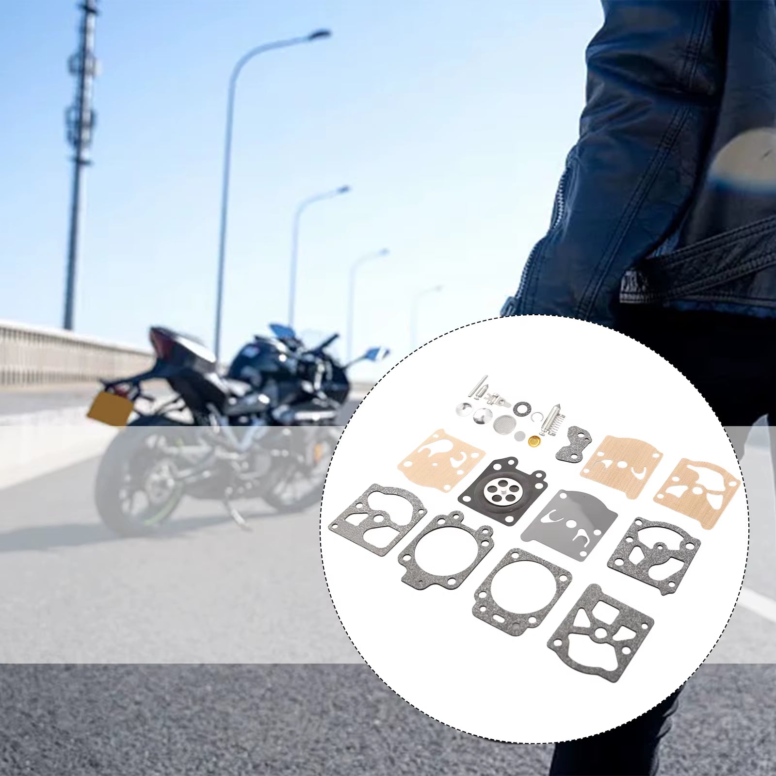 For Walbro K20-WAT WA WT Series Carburetor Repair Kit Replacement Diaphragm Gasket Engine Accessories Durable Practical