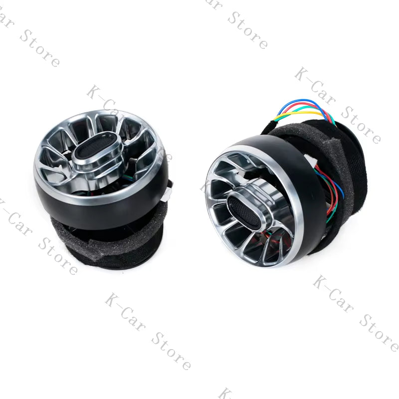 Car LED Front Dashboard AC Air Condition Vent Outlet Accessories for Mercedes Benz Smart Turbo Vent Outlet Trim