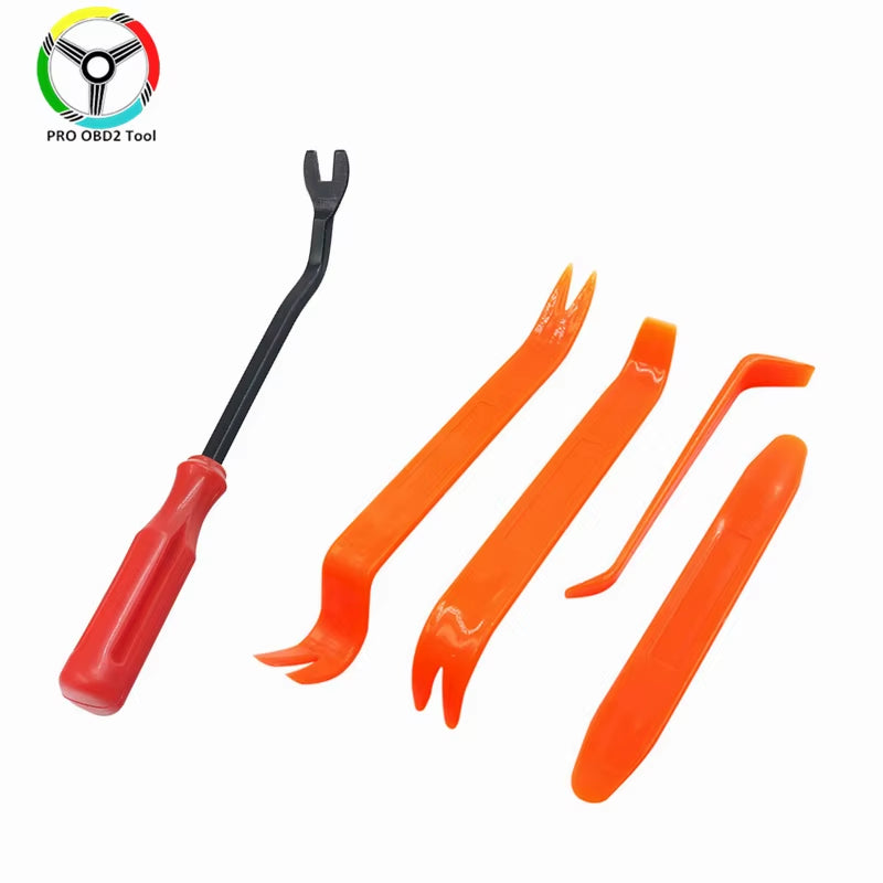 4Pcs Removal Car Repair Tool Door Panel Trim Dash Audio Radio Remover Car Scratch Removal Trim Clip Disassemble Vehicles