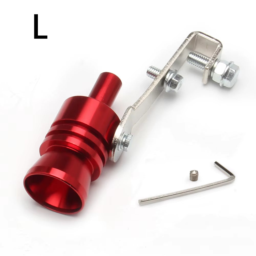 Universal Simulator Whistler Exhaust Fake Turbo Whistle Pipe Sound Muffler Blow off Car Styling Tunning S/M/L/XL