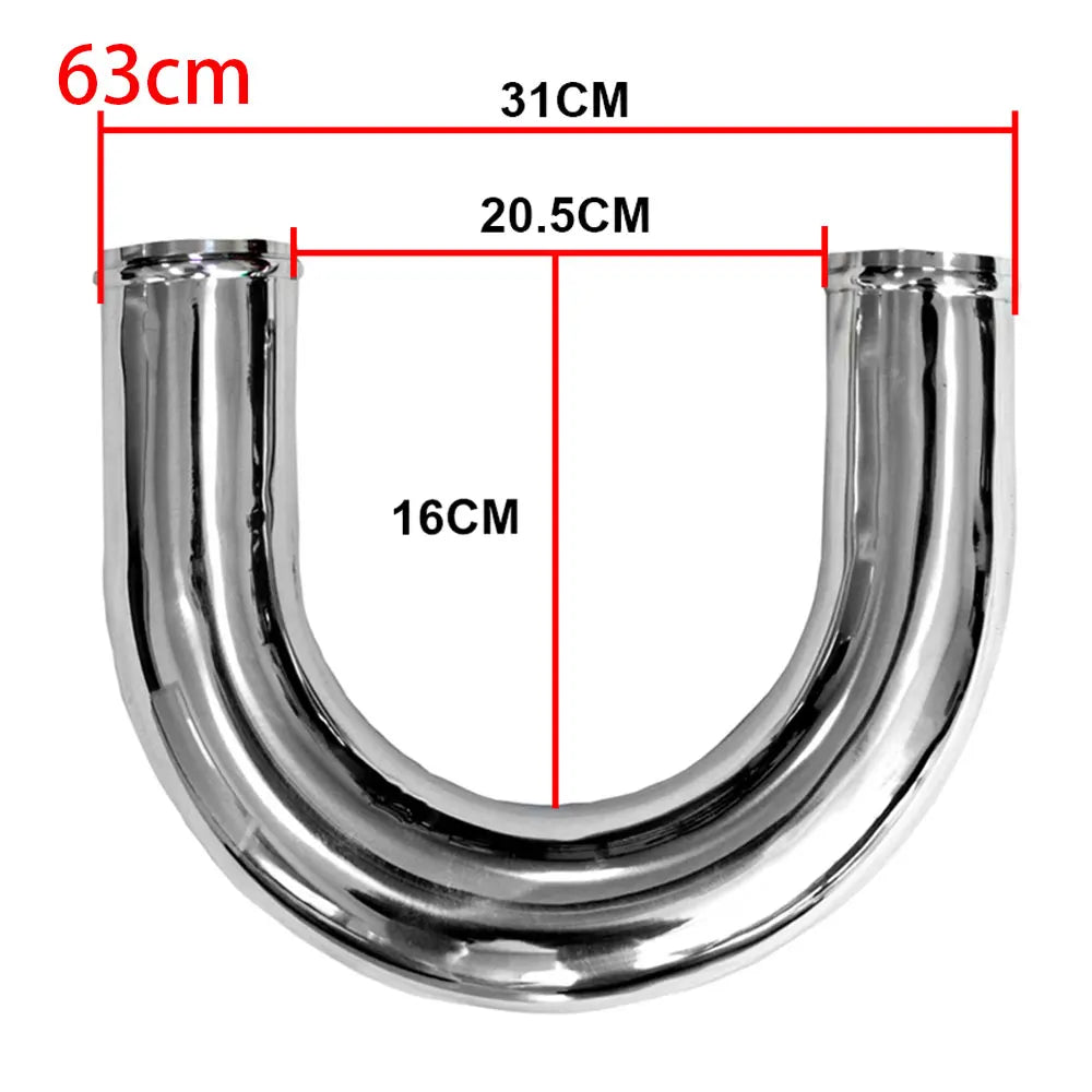 0/45/90/180 Degrees L S Type Aluminum Tube Universal 76mm 3.5inch Cold Air Intake Pipe for Racing Car Turbo High Flow