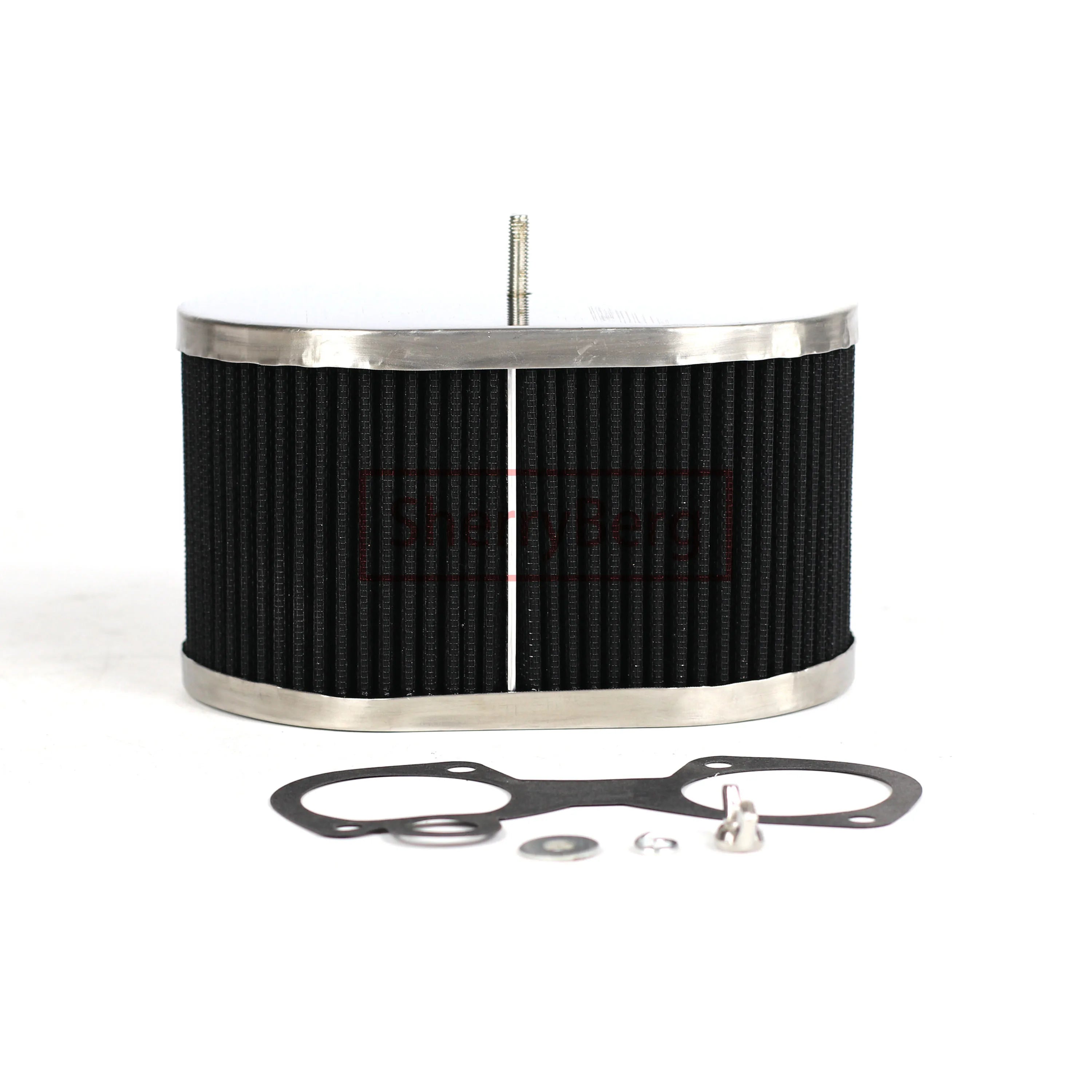 AIR FILTER 100Mm ASSEMBLY Cleaner for WEBER EMPI DCOE/DHLA/ADDH CARBURETTOR Carburetor 3.94" Tall Filters Oval
