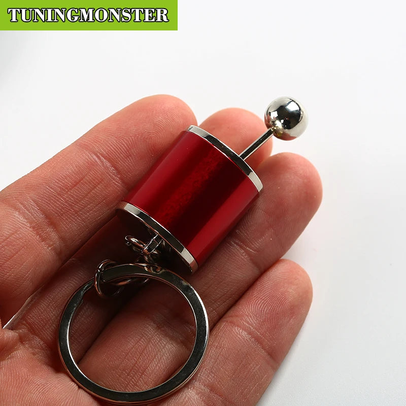 (Drop Shipping) Six Speed Removable Transmission Gear Shift Gearshift Knob Gearbox Keychain Keyring Key Chain
