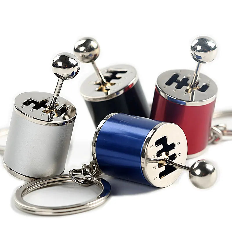 (Drop Shipping) Six Speed Removable Transmission Gear Shift Gearshift Knob Gearbox Keychain Keyring Key Chain