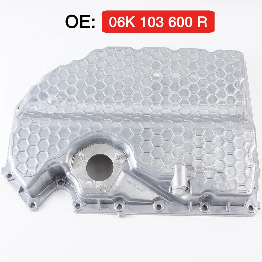 06K 103 600 R For A1 A3 Q2 TT Golf MK7 Tiguan Passat CC Skoda All Aluminum Alloy Improved Oil Tray Waste Oil Pan 06K103600R