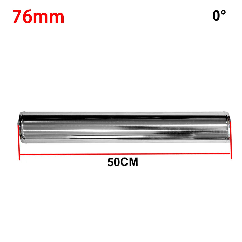 0/45/90/180 Degrees L S Type Aluminum Tube Universal 76mm 3.5inch Cold Air Intake Pipe for Racing Car Turbo High Flow