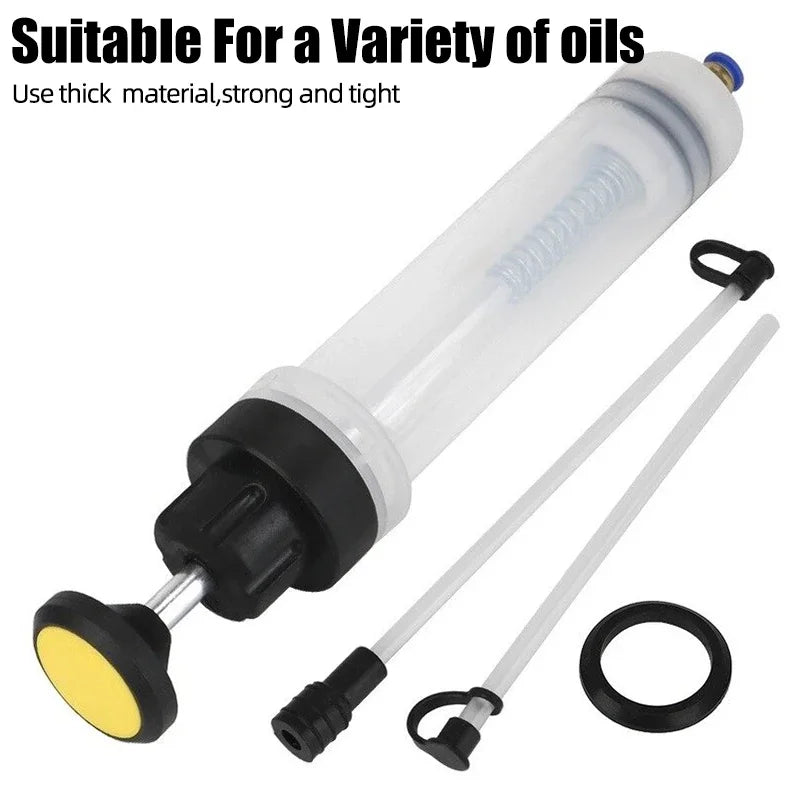 0.5L OilFluid Extractor Filling Oil Change Syringe Bottle Transfer Automotive Fuel Extraction Pump Hand Tool Oil Extractor Pump