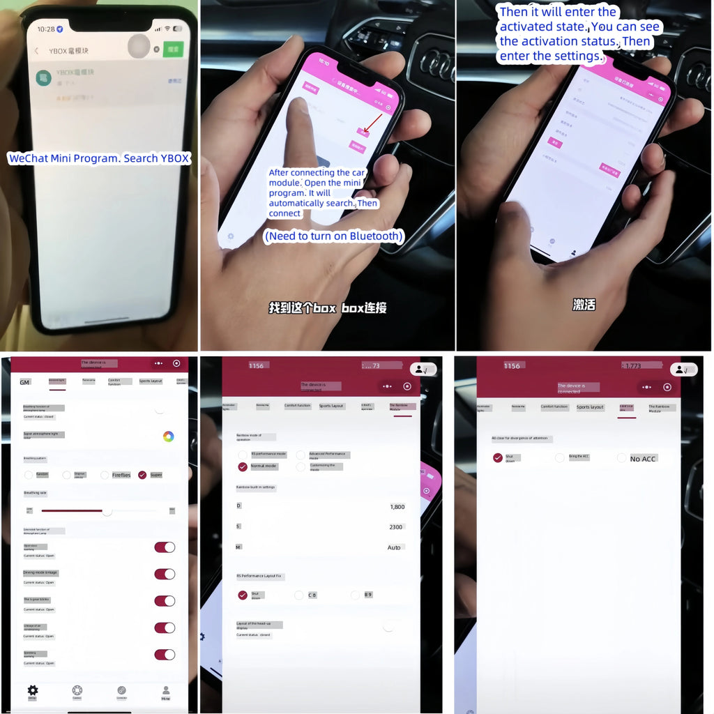 For Audi A6 S6 A7 S7 RS6 RS7 C8 2024 A4 A5 S4 S5 RS Q5 Q7 Q8 Virtual Cockpit Multifunctional Sports Layout Rainbow Module ULTRA