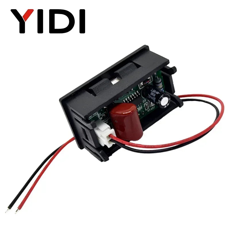 0.56'' AC 30-500V 10-600V AC Digital Voltmeter DC 3.5-30V DC 0-100V Red Green Blue LED Display Voltage Meter Tester Detector