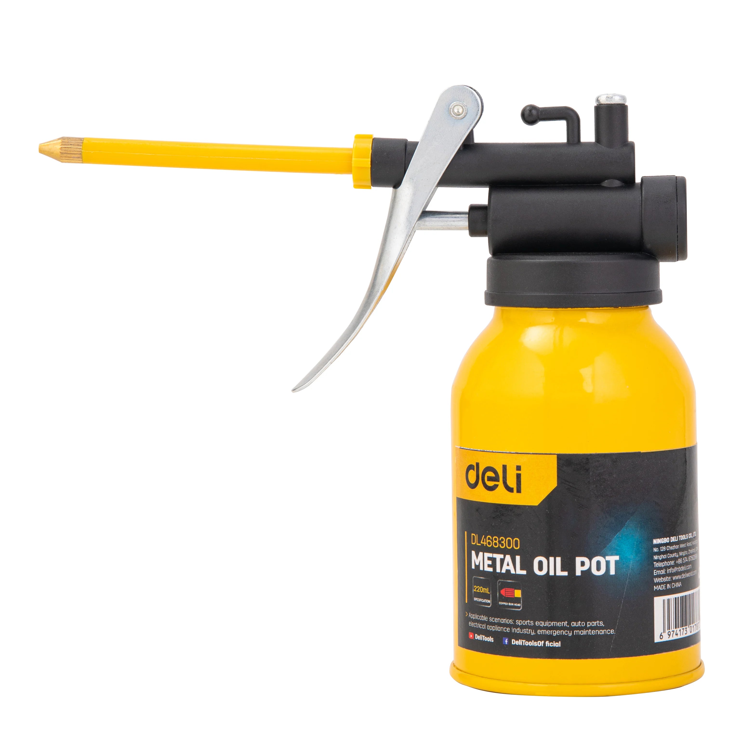 Oil Can Lubrication Metal High Pressure Pump Grease Guns Car Oil Pot Bottle Car Repair Tool 180Ml 220Ml 300Ml 450Ml