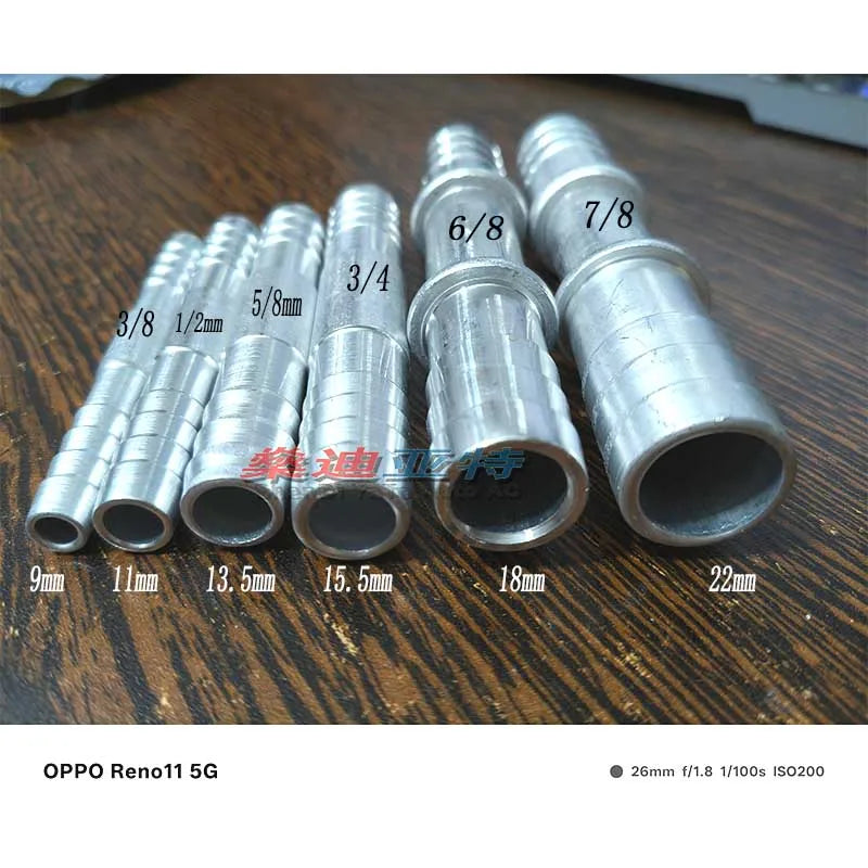 (50pcs)Car Air Conditioning Hose Fixture Connector Straight Pipe Fittings Truck Modified Air Conditioning Accessories