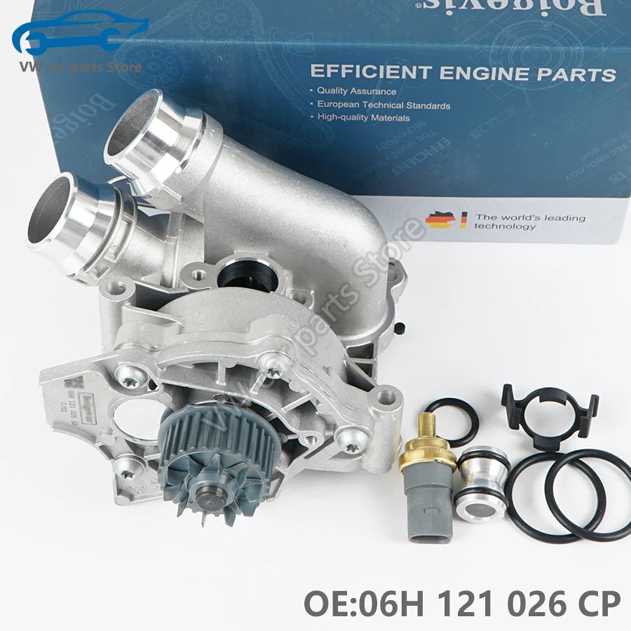 06H121026 All Aluminum EA888 GEN2 Water Pump For Audi A3A4A5Q5 VW Golf MK6 GTI Passat B7 Tiguan CC Scirocco Jetta 06H 121 026 CP