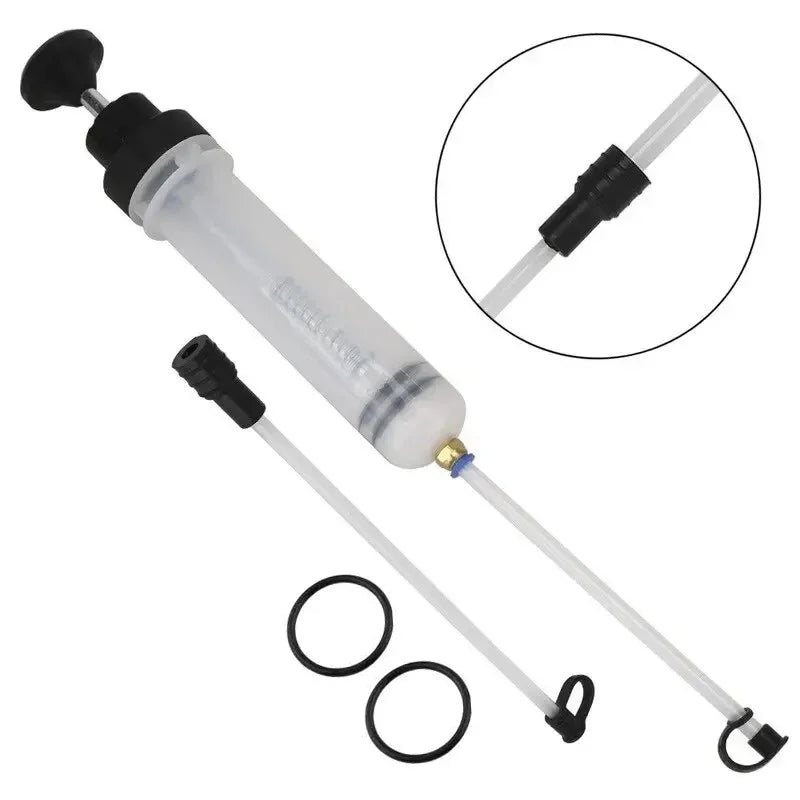 0.5L OilFluid Extractor Filling Oil Change Syringe Bottle Transfer Automotive Fuel Extraction Pump Hand Tool Oil Extractor Pump