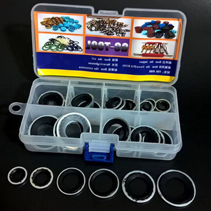 Automotive Air Conditioning Compressor Seal Gasket Washer Set of 30 Air Conditioning Repair Tools Air Conditioning O-Ring