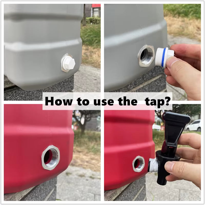 Car Mounted 21L Water Tank Large Capacity Portable Camping Water Storage Bucket Detachable Faucet for Outdoor Travel Driving