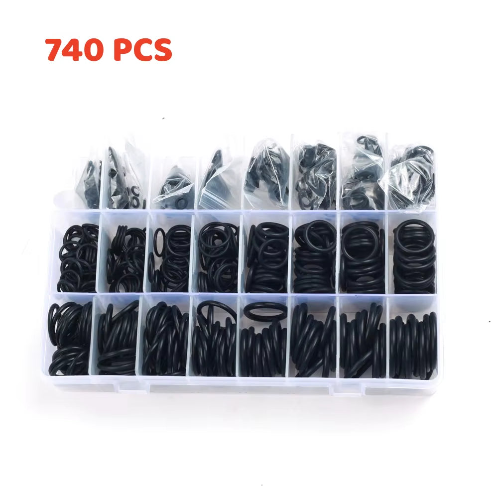24Sizes Universal Car Air Conditioning HNBR O Rings Auto Repair Tools Compressor Rubber Rings Sealant Car Accessories