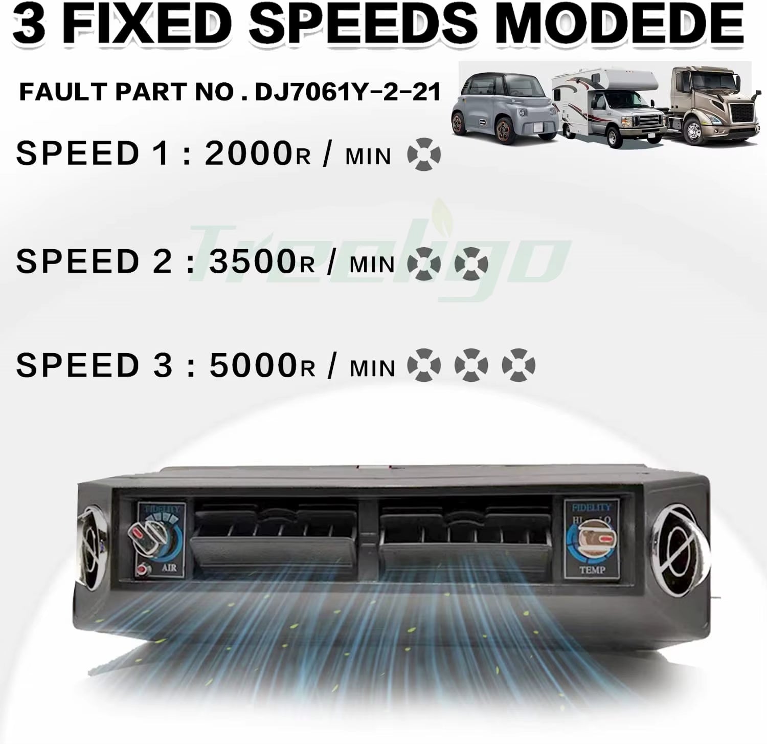 Aspligo Heat Cool 12V 24V Electric Car Air Conditioner under Dashboard Air Conditioning for Automotive Truck Camper Motorhome