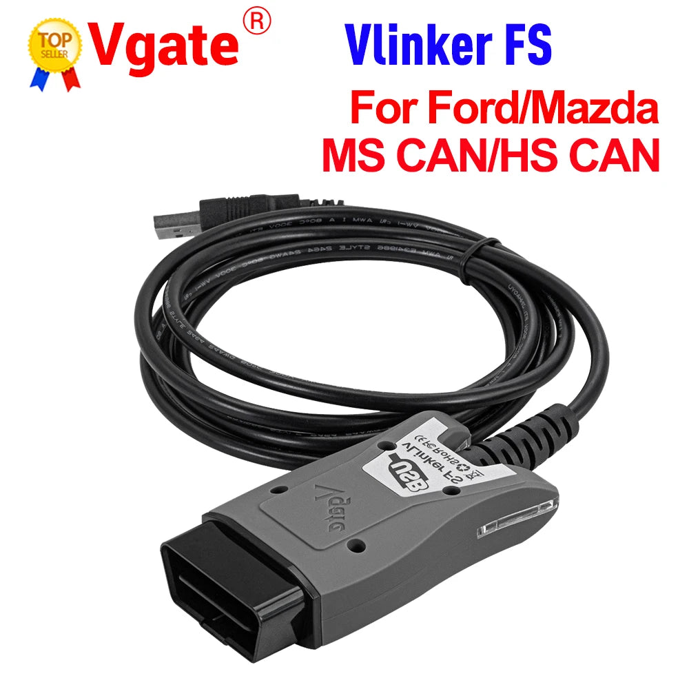 Vlinker FS for Ford ELM327 Forscan HS/MS-CAN OBD2 Car Diagnostic Scanner Interface Tools OBDII for Mazda ELM 327 OBD 2