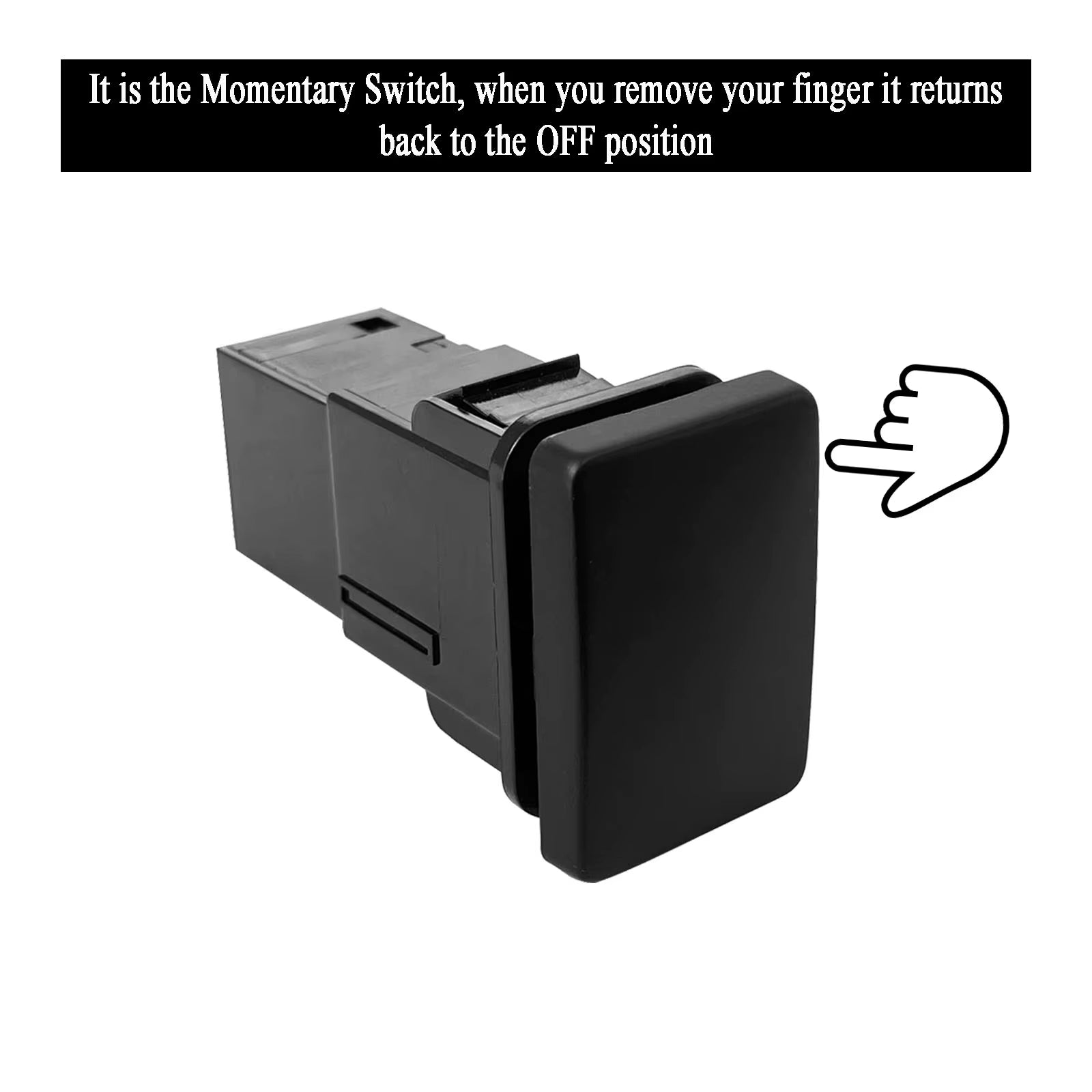 12V Car Push Button Switch with Cable Connector Orange Led Light Bar for Toyota Prado 150 200 Landcruiser Hilux RAV4 Carolla