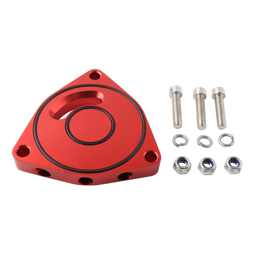 Silver Black Red Turbo Blow off Valve Plate Spacer Performance for 2015-2021 Honda Civic 1.5T Coupe BOV Billet Engine