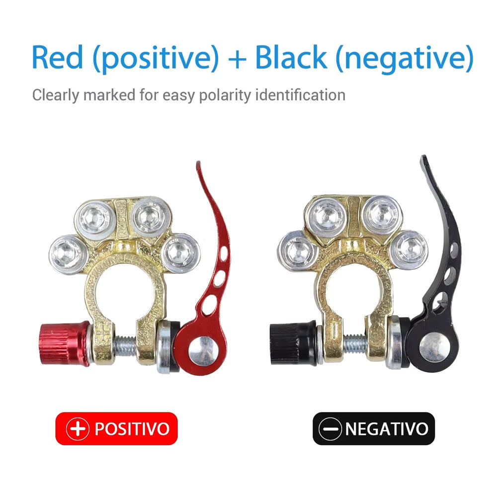 Auto Battery Quick Disconnect Terminal 22/21/5Pcs Car Battery Connector Kit Battery Universal Cable Adapter Vehicles SUV Truck