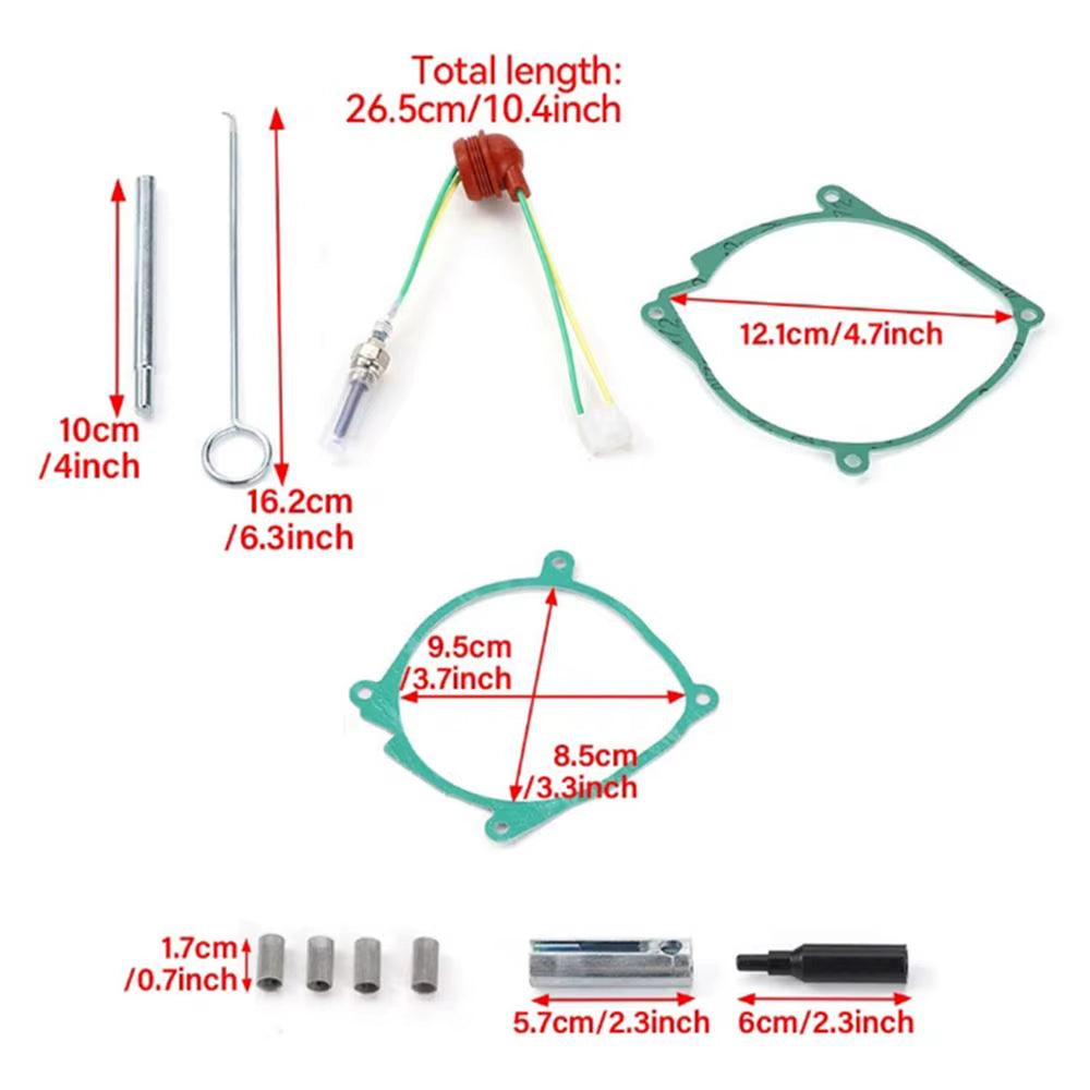 5KW 2KW Parking Heater Ceramic Glow Plug 12V Fast Heating Replacement Part for Webasto for Eberspacher Diesel Air Heater Repair