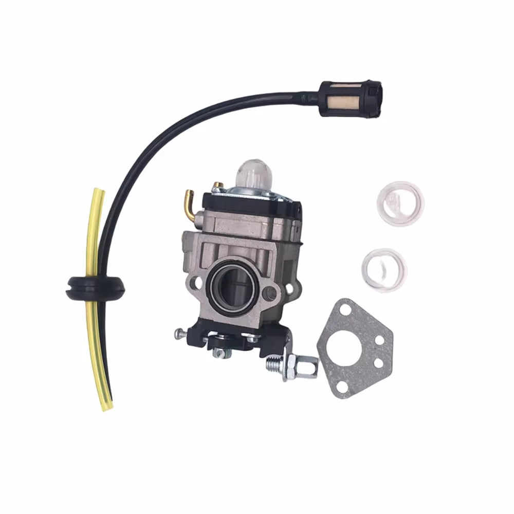 15Mm Carburetor Fit for Brushcutters 52Cc 49Cc 43Cc for 40-5 44-5 Engine with Fuel Line Filter Pump Cup Spark Plug Tool Parts