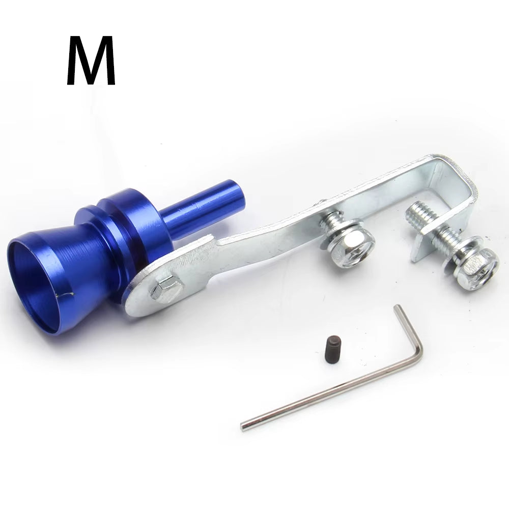 Universal Simulator Whistler Exhaust Fake Turbo Whistle Pipe Sound Muffler Blow off Car Styling Tunning S/M/L/XL