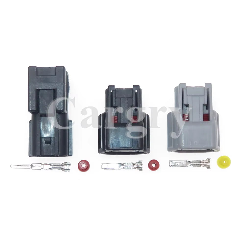 1 Set 2P 6189-1097 Auto Male Female Docking Sealed Plug AC Assembly Car Water Temperature Sensor Electric Socket for Hyundai