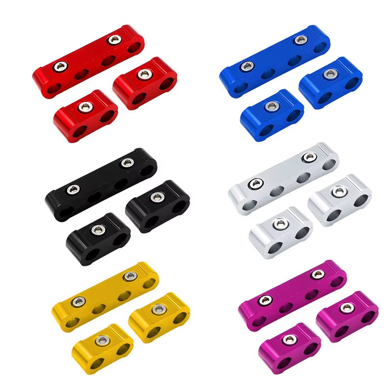 3Pcs/Set Car Spark Plug Electrical Wire Clamp Kit for 8Mm 9Mm 10Mm Purple Black Red Golden Silver Blue Green