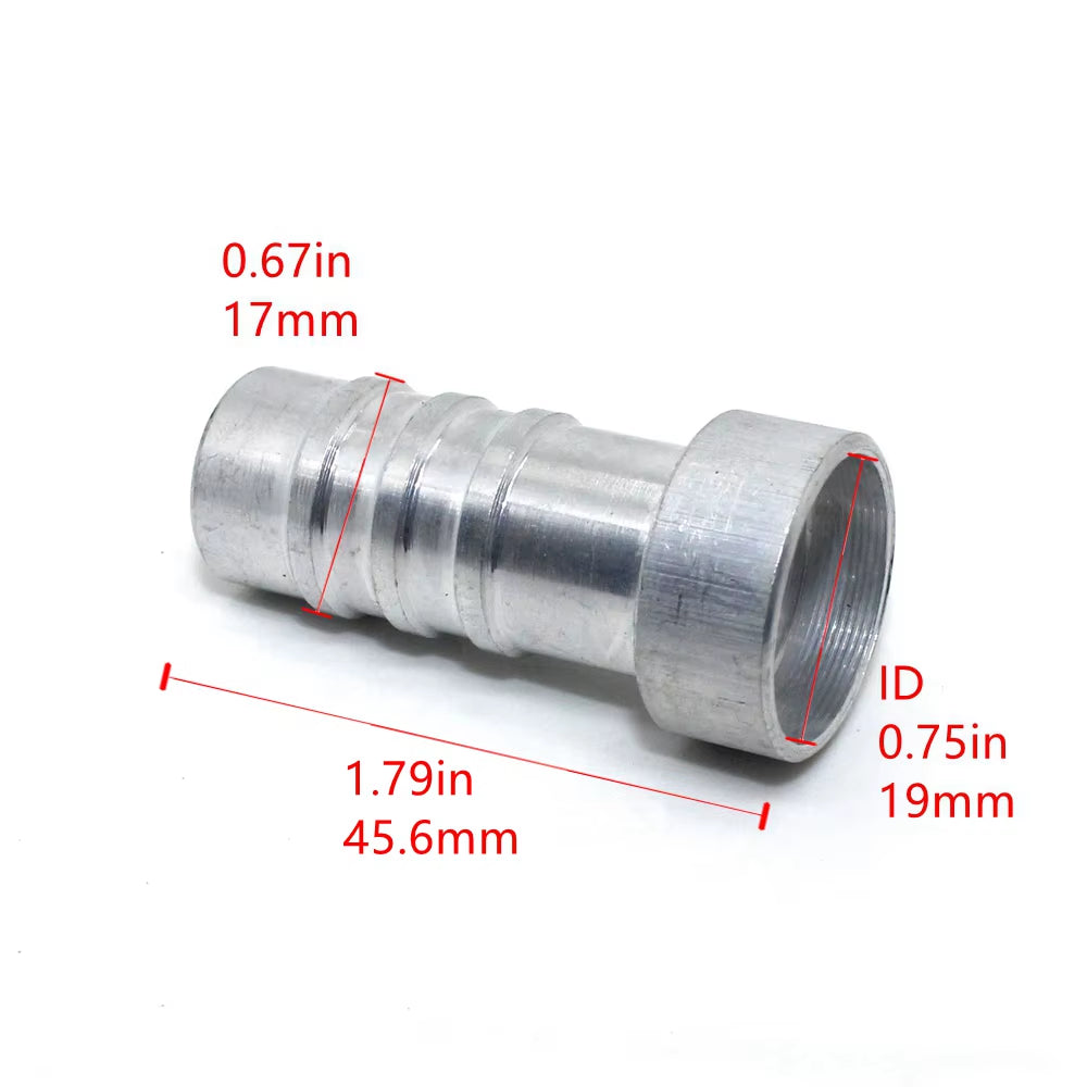 Air-Conditioning Pipe Aluminum Welding Connector,3/8 1/2 5/8 Aluminum Welded Joint,Air Conditioning Pipe Expansion Connector
