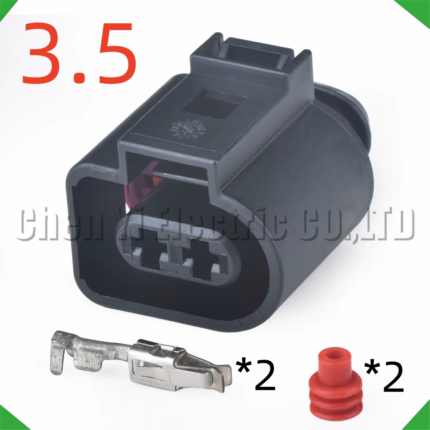 2 Pin Automotive Connectors Parking Brake Solenoid Valve Wire Harness Plug 1J0973722 1J0973722A 6X0973722G 1717692-1 1717692-2