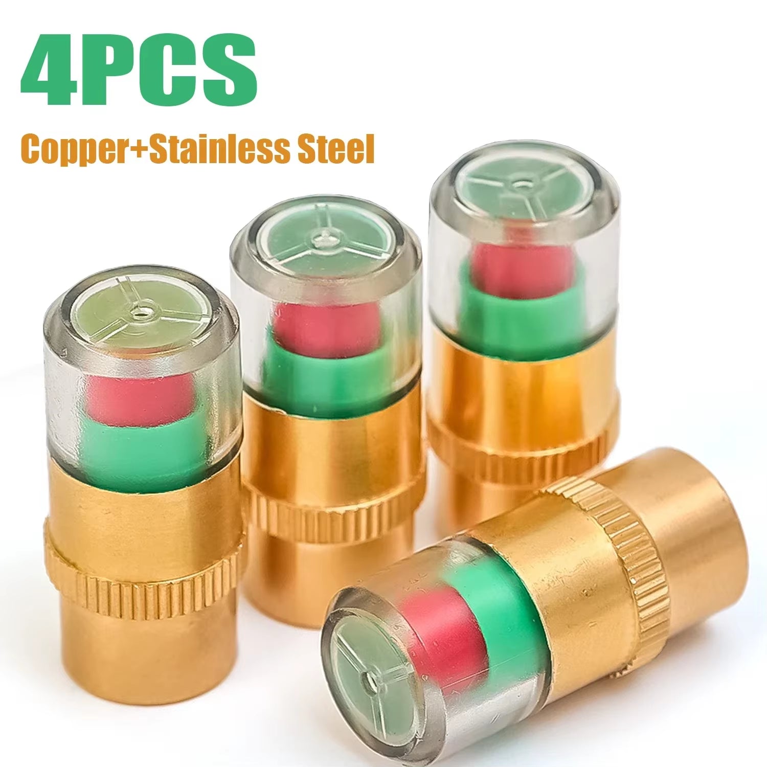 Car Tire Pressure Monitor Low Tire Pressure Warning Indicator Waterproof Anti-Dust Valve Cap Sensor Tyre Valve Detection Tools