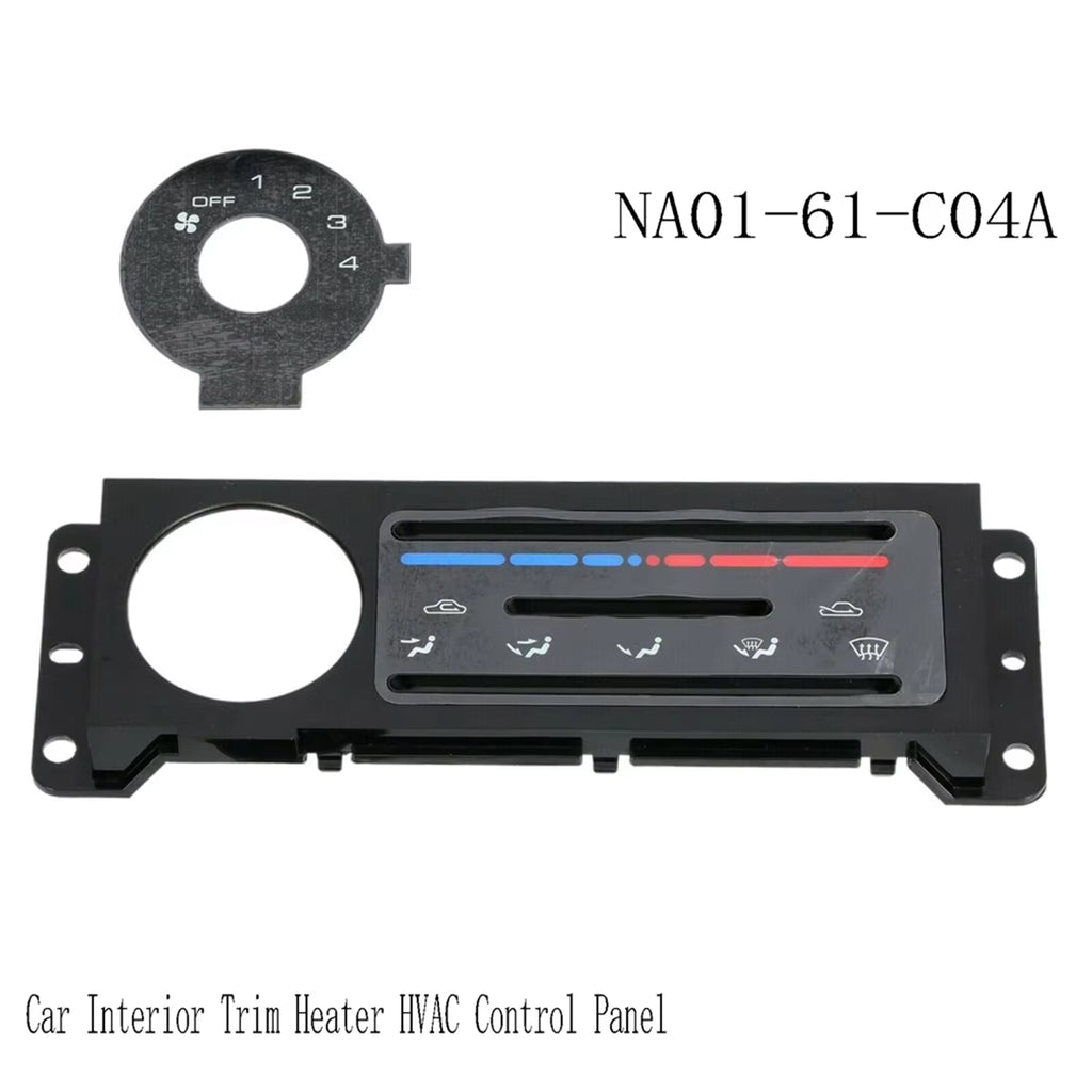 NA01-61-C04A Car Interior Trim Heater HVAC Control Panel for Mazda Miata 1990-1997