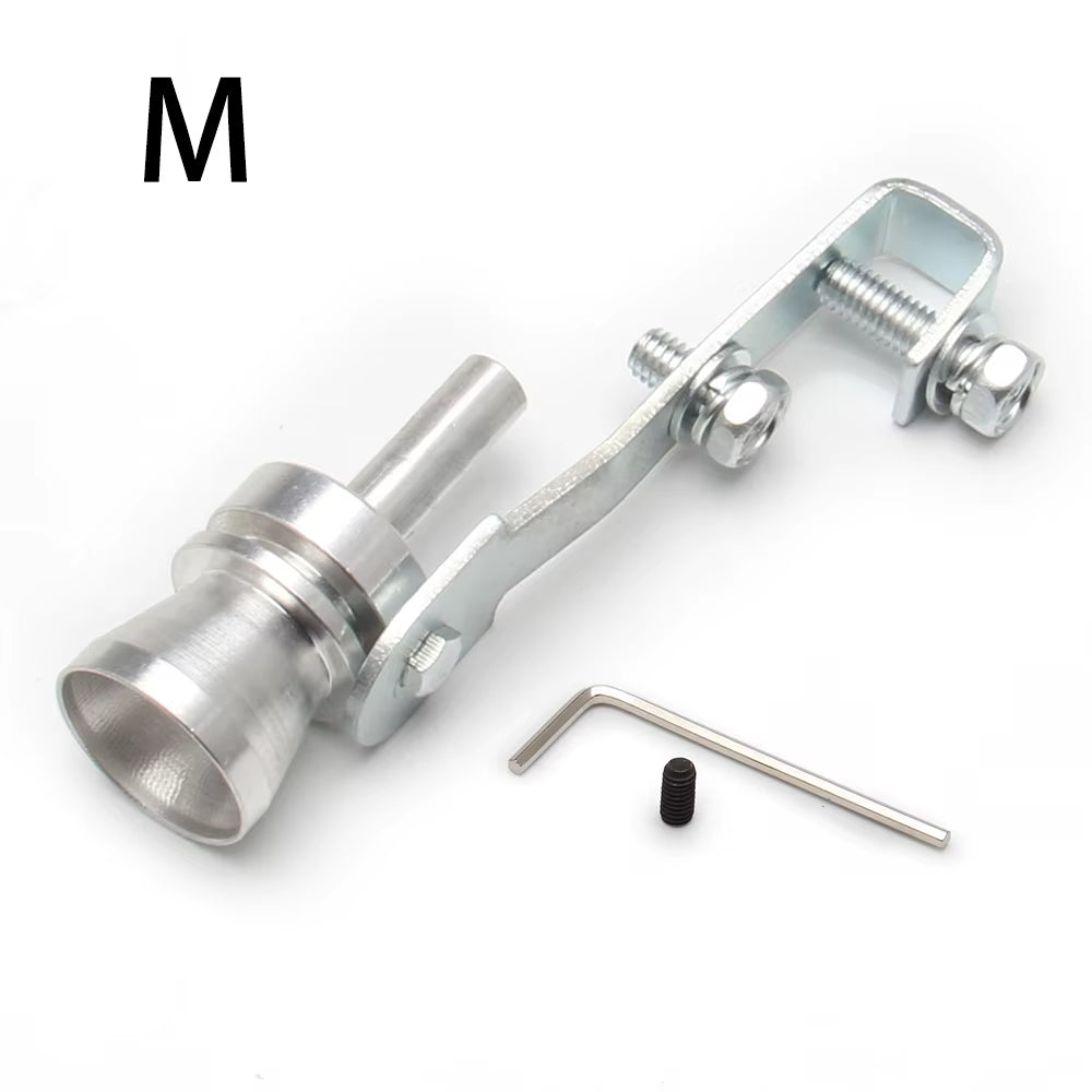 Universal Simulator Whistler Exhaust Fake Turbo Whistle Pipe Sound Muffler Blow off Car Styling Tunning S/M/L/XL