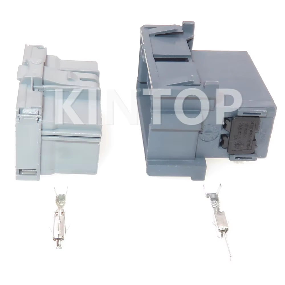 1 Set 21 Pins 1-967630-2 Auto AC Assembly Plastic Housing Unsealed Connector Grey Car Wiring Socket with Wires 8-968975-2