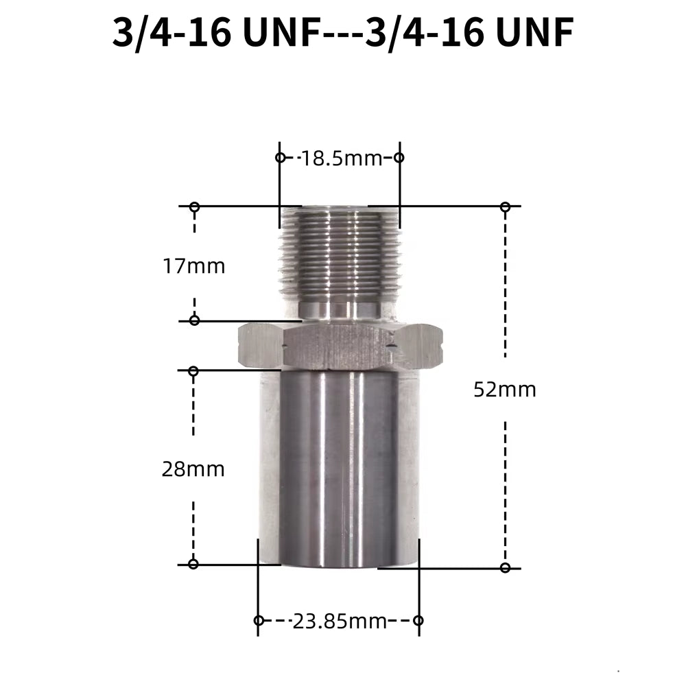 SK Oil Cooler Filter Sandwich Plate Adapter Sensor Fastening Screws M18*1.5 3/4-16 UNF M20*1.5 M22*1.5 Stainless Steel Screw Rod
