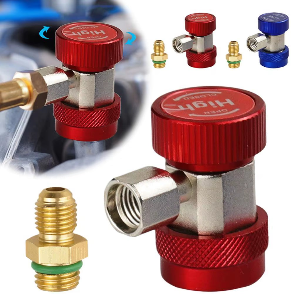Fluorine Adjustable Quick Connector R134A for Automotive Air Conditioning Liquid High and Low Pressure Refrigerant Conversion