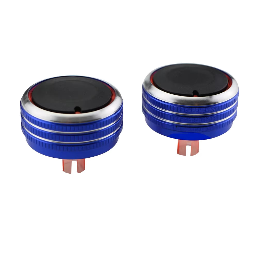 2Pcs Car Air Conditioning Knob Cover for KIA RIO K2 KXCROSS 2017 2018 2019 2020 Heat Control Switch Sticker Interior AC Handle