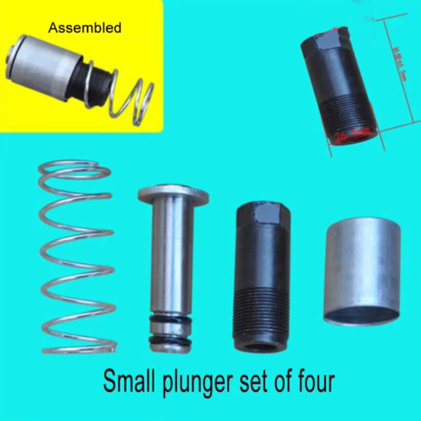 Jack Plunger Kit Horizontal Double Pump 3 Tons with Spring Jack Spare Parts Auto Repair Tools